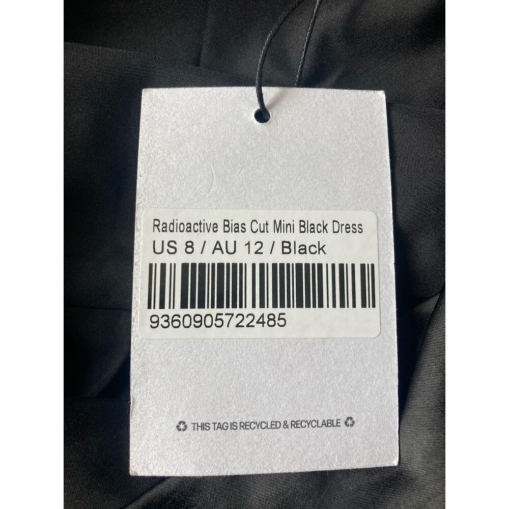 NEW Princess Polly Radioactive Bias Cut Satin Mini Cocktail Party Dress - US 8 - Picture 8 of 13